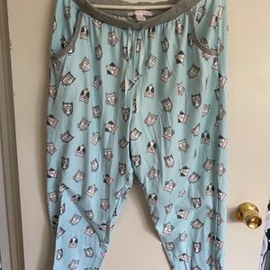 Owl pajama pants
